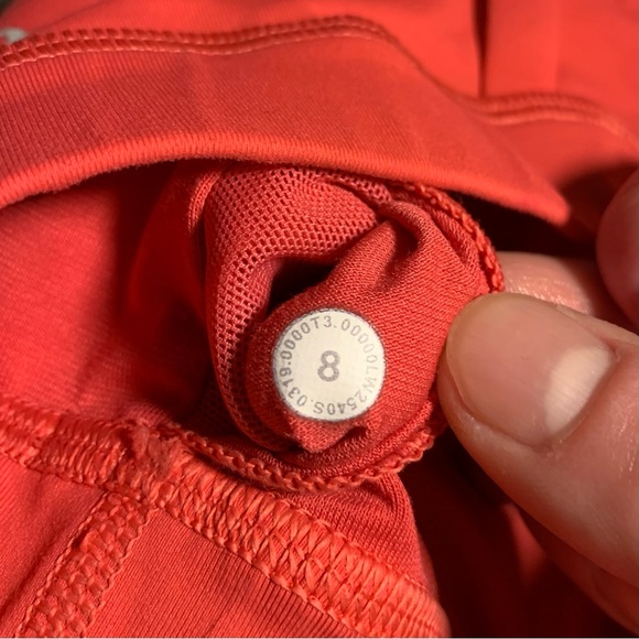 LULULEMON Energy Bra in Poppy Coral (Size 8) - Picture 8 of 11